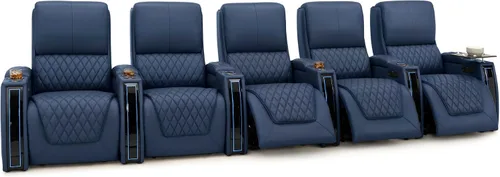 Miniatura 25 de Seatcraft Apex Zero-Gravity CoolZero - Asiento de cine en casa de cuero italiano, reposacabezas eléctrico, lumbar eléctrico, reclinable eléctrico