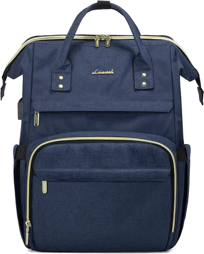 Miniatura 31 de LOVEVOOK Mochila universitaria para laptop, mochila de viaje de 15.6 pulgadas para la universidad, mochila de trabajo impermeable para mujer