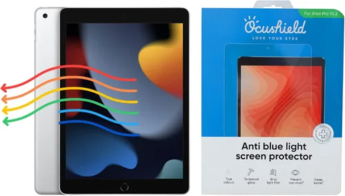 Miniatura 12 de Ocushield Protector de pantalla de vidrio templado antiluz azul para Apple iPad Mini 1/2/3 (7.9") - Filtro de luz azul para iPad - Anti reflejo