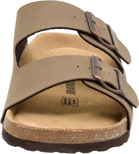 Miniatura 2 de CUSHIONAIRE Sandalia con plantilla de corcho Lane para hombre con +Comfort