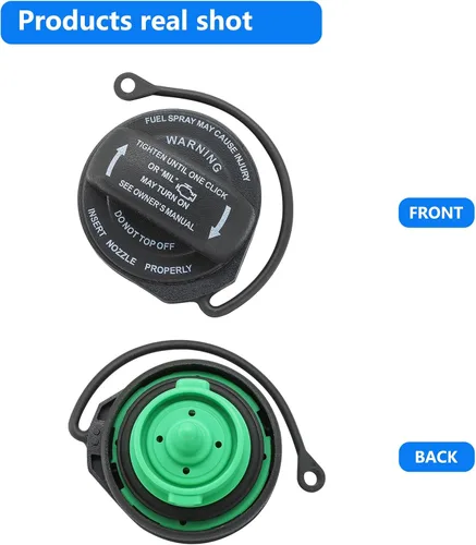 Miniatura 4 de Tapa de combustible compatible con Volkswagen - 3C0-201-550-N para CC, Eos, Passat, Tiguan, Limited Reemplaza la tapa del tanque de gasolina