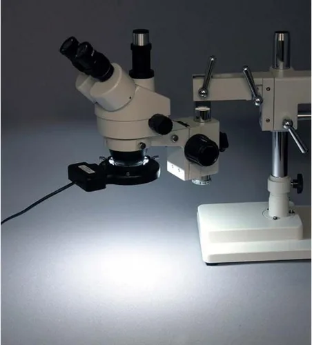 Miniatura 2 de AmScope SM-4TZ-FRL-MB Microscopio Digital Profesional Trinocular Estéreo Zoom, WH10x Oculares, Aumento 3.5X-90X, Objetivo de Zoom 0.7X-4.5X, Anillo