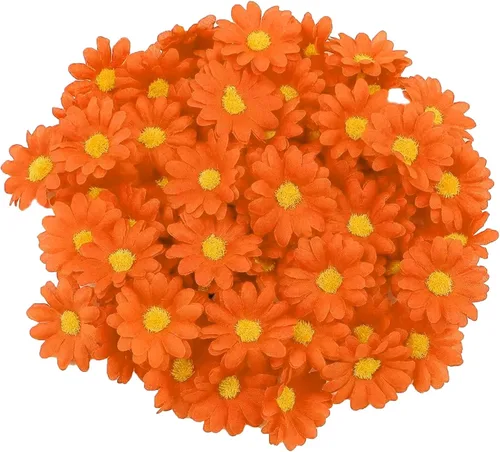 Miniatura 8 de 100 cabezas de girasol de seda de 1.969 in, 2 pulgadas, decoración de boda, corona de regalo, álbum de recortes, manualidades, fiesta, festival
