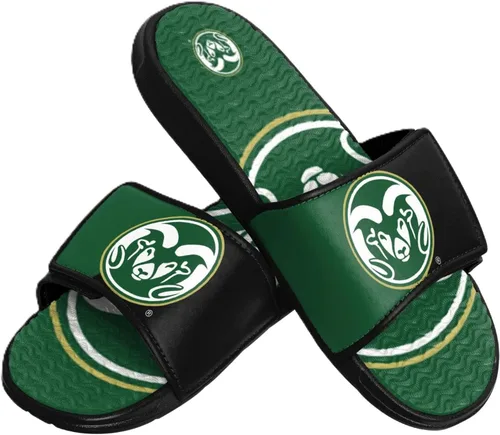 FOCO Arizona Wildcats NCAA - Sandalias de gel con logotipo grande en bloques de color para hombre