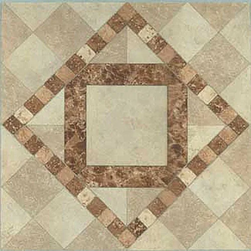 Miniatura 20 de PowerSellerUSA Azulejos de vinilo autoadhesivos, 12 x 12 pulgadas con 0.047 in de grosor, 20 unidades de diseño contemporáneo, azulejos cuadrados