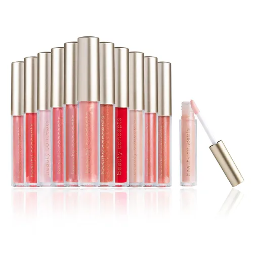 Miniatura 9 de Beauty Concepts - Colección de brillo de labios – Juego de maquillaje de labios brillante para un acabado radiante, neutro