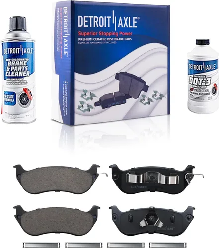 Miniatura 133 de Detroit Axle - Pastillas de freno traseras para Kia Sportage 2017-2022, Hyundai Tucson 2016-2021, pastillas de freno de cerámica 2018 2019 2020