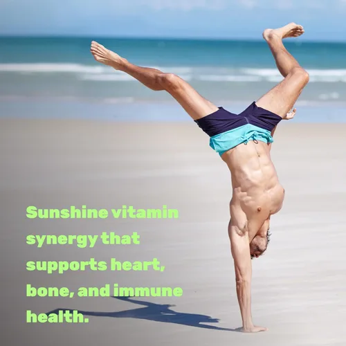 Miniatura 4 de DEAL SUPPLEMENT Vitamina D3 2,000 UI + K2 MK7 50mcg cápsulas blandas Complejo 2 en 1 con aceite de coco virgen Apoya la salud del corazón