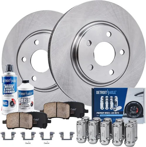 Miniatura 26 de Detroit Axle - Kit de frenos para Mazda CX-5 2019-2024, rotores de freno de disco pastillas de freno de cerámica con herrajes 2020 2021 2022 2023