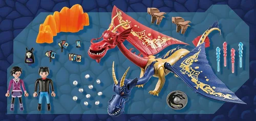 Miniatura 6 de Dragones de Playmobil Nine Realms: Wu, Wei y Jun