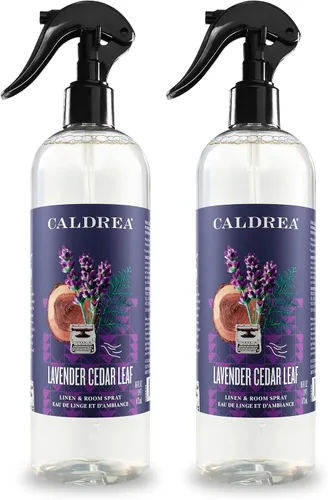 Miniatura 8 de Caldrea Ambientador de aire de rociado de lino y salón, hecho con aceites esenciales, ingredientes derivados de plantas y otros pensativos elegidos