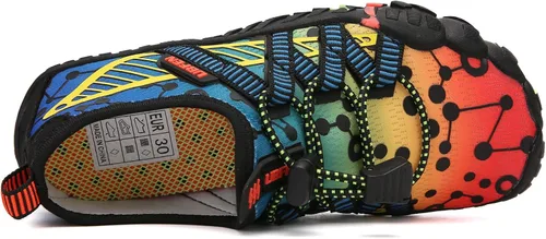 Miniatura 3 de UBFEN - Zapatos para el agua para niños y niñas zapatos acuáticos y livianos de secado rápido para ir a la playa practicar deportes hacer natación e