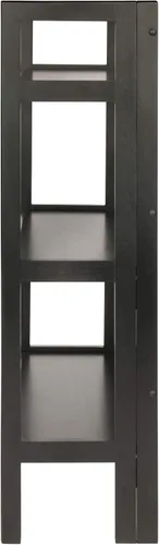 Miniatura 5 de Winsome Torino - Estantería plegable de 3 piezas con cestas de tela, color negro (20306)
