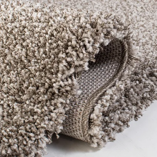 Miniatura 128 de SAFAVIEH Accent Rug 2'x3' - Milan Shag Collection - Modern Design, Dark Beige, Ultra Plush Thick Pile, Ideal for Bedroom, Nursery, Living Room