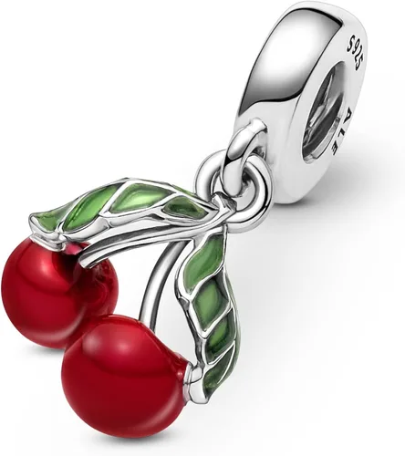 Miniatura 4 de Pandora 791583C01 - Abalorio asimétrico de frutas de cerezo Plata esterlina Sin gemas