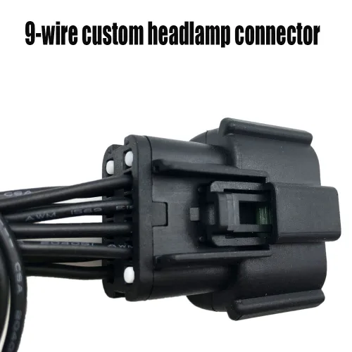 Miniatura 5 de Allmost - Arnés de conector halógeno para faros delanteros, compatible con Dodge Charger 2015-2018 68364272AA, color negro