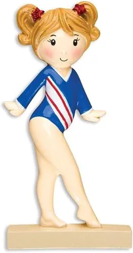 Miniatura 3 de Adorno personalizado 2025 Gimnasta Árbol de Navidad Regalo personalizado Celebración Gimnasia Girl Ornament Station - Personalización gratuita