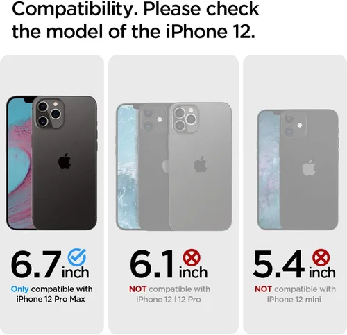 Miniatura 2 de Spigen Liquid Air - Funda diseñada para iPhone 12 Pro Max (2020), color negro mate