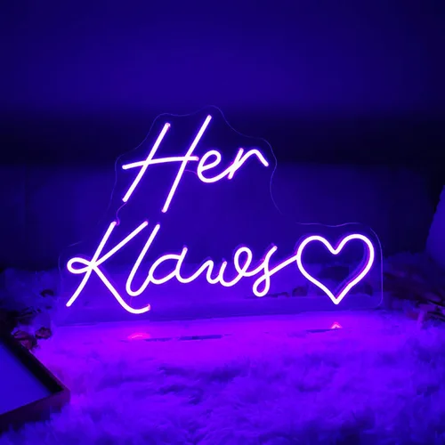 Miniatura 4 de Letreros LED de neón personalizados para decoración de pared de dormitorio, boda, fiesta de cumpleaños, decoración del hogar, letrero de neón