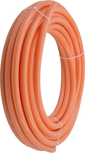 Miniatura 10 de SharkBite Tubo PEX naranja de 3/8 pulgadas x 100 pies, fabricado en los Estados Unidos, tubo de agua flexible de barrera de oxígeno para calefacción