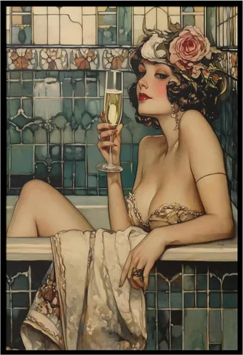 Miniatura 12 de BIGAOYS Lienzo de mitología griega vintage de caza, diosa Artemisa, arte de pared, diosa femenina, arte de pared, caza, diosa, hogar, dormitorio