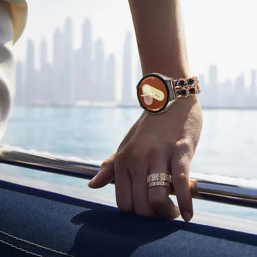 Miniatura 5 de Surace Correa compatible con Samsung Galaxy Watch 7, pulsera de mujer para Galaxy Watch 7/FE/6/5/4 de 1.575 pulgadas, 1.732 pulgadas, Galaxy Watch 6