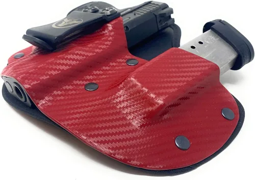 Miniatura 8 de Cardini Leather USA IWB Cáscara X Series Hybrid Kydex y funda de cuero - Transporte oculto, dentro de la cintura con bolsa para revistas
