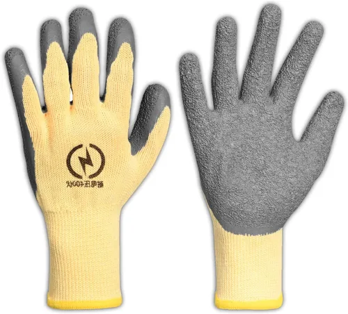 Guantes aislados eléctricos,Guantes de electricista de resistencia de alto voltaje 400V,Caucho antideslizante,Guantes de trabajo