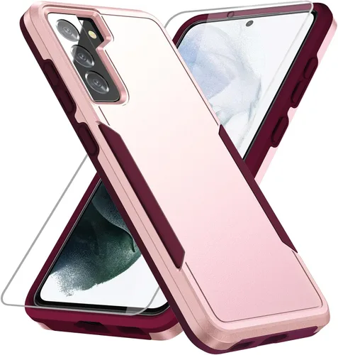 Miniatura 9 de Funda para Samsung Galaxy S21 Plus, con protector de pantalla HD [probada contra caídas de grado militar], funda protectora resistente a prueba