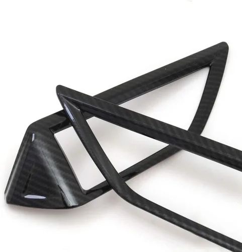 Miniatura 8 de Kadore Cubierta negra de fibra de carbono para Subaru Crosstrek Impreza Sport Limited Premium 2018 2019 2020 2021 2022 2023 2-pc