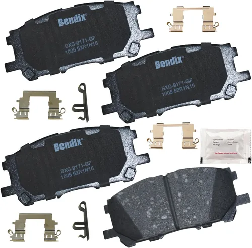 Miniatura 446 de Pastillas de freno delanteras cerámicas Bendix Priority1 CFC2302 para Hyundai Elantra 2021, Sonata 2022-2020, Kia K5 2023-2021