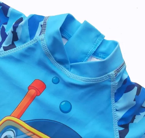 Miniatura 4 de Traje de baño de una pieza con cremallera y sombrero, traje de baño de surf para niños pequeños