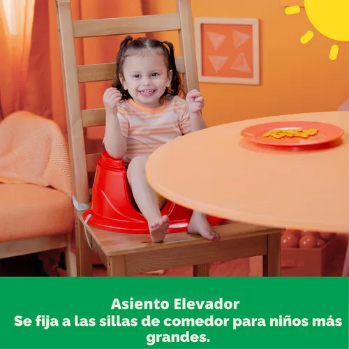 Miniatura 6 de Bright Starts SuperSeat Playful Paradise 3 en 1, asiento de actividades para bebé con juguetes, bandeja para aperitivos, asiento elevador, bandeja