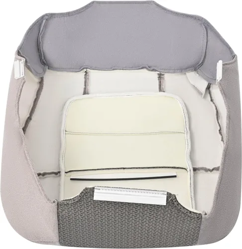 Miniatura 9 de KUAFU Funda gris para asiento inferior del lado del conductor, compatible con Ford F150 XLT Super-Crew Cab 2001, 2002, 2003, cabina individual 4X4