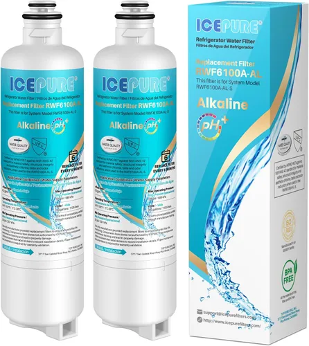 ICEPURE Alkaline BORPLFTR50 - Filtro de agua para refrigerador de reemplazo para Bosch Ultra Clarity Pro 11032531, 12033030, BORPLFTR55, 12028325,