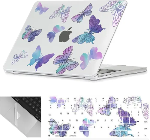 Miniatura 24 de Se7enline Funda compatible con MacBook Air de 15 pulgadas M4 M3 M2 2025 2024 2023 de 15.3 pulgadas con MacBook Air A2941/A3114/A3241 funda rígida