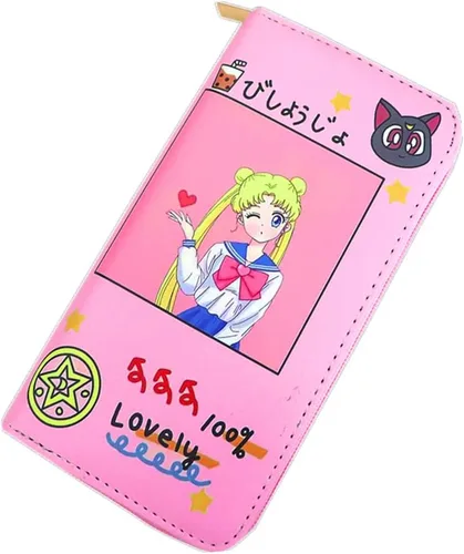 Kerrs Choice Cartera pequeña Sa-ilor M-oon monedero organizador de tarjetas Bonitos accesorios de regalo para niñas 1 Count Pack of 1 Funda tipo
