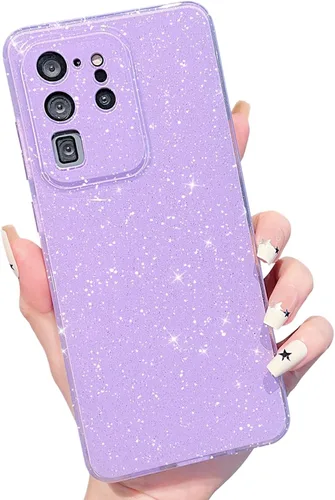 Miniatura 89 de MINSCOSE Compatible con Samsung Galaxy S22 Plus Case, Bonito Color Neón Brillante, con Purpurina Brillante Delgada Resistente a Golpes de Silicona