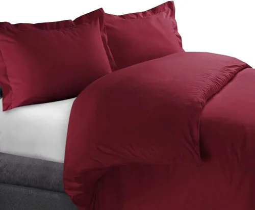 Miniatura 5 de Royal Hotel Bedding Juego de funda de edredón de 300 hilos, 100% algodón, juego de funda de edredón de 2 piezas, tamaño individual, ropa de cama