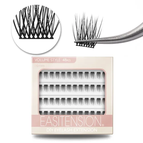Miniatura 15 de Extensiones de Pestañas DIY Racimos de Pestañas 120 Racimos Pestañas Postizas Efecto 3D Pestañas Individuales Naturales Juego en Casa Kit