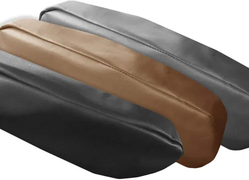 Miniatura 4 de TLH Funda de reposabrazos de cuero PU, color negro