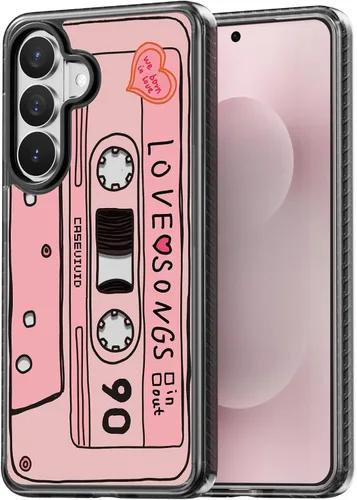 Miniatura 172 de Rosarnnah Funda compatible con Samsung Galaxy S24 Ultra, bonita estética, a la moda, divertida funda con estampado de gatito y gato, duradera a