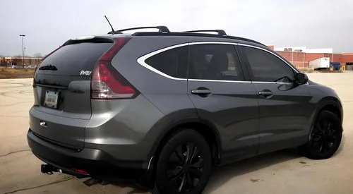 Miniatura 8 de iJDMTOY Lente blanca/clara completa LED de montaje alto Tercer freno/montaje de luz de parada compatible con Honda CR-V 2012-2016