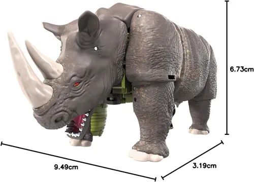 Miniatura 12 de Transformers Toys Generations War for Cybertron: Kingdom Voyager WFC-K27 Rhinox Figura de acción – Niños a partir de 8 años, 7 pulgadas