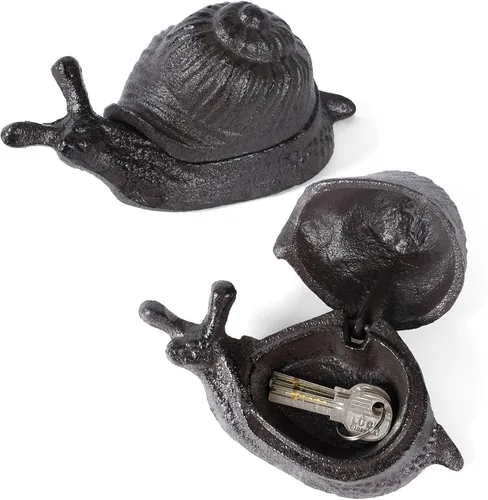 Miniatura 11 de Llavero de tortuga de hierro fundido, decorativo para interiores y exteriores, para jardín, patio, joyas, baratijas, cajas fuertes de desviación
