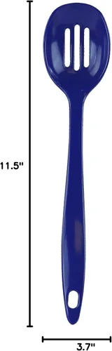 Miniatura 6 de Reston Lloyd Cuchara ranurada de melamina utensilio de cocina de alta calidad con mango ergonómico resistente al calor, plástico duradero sin BPA