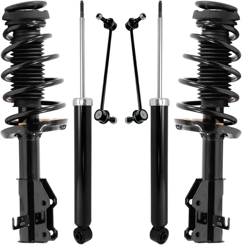 Miniatura 15 de Detroit Axle - Kit de puntales delanteros de 6 piezas para Ford Escape 2014-2019, 2 puntales y muelles helicoidales, 2 enlaces de barra