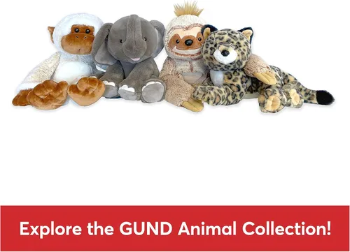Miniatura 8 de GUND Peluche Chai Elefante, animal de peluche prémium para edades de 1 año en adelante, gris, 10 pulgadas