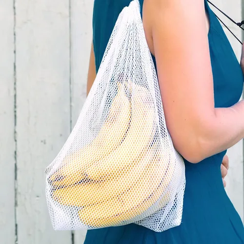 Miniatura 7 de Pllieay Tela de malla blanca de 29.5 x 59 pulgadas, ligeramente elástica para bolsillo de mochila y correas, ropa de red, bolsa de malla y bolsa
