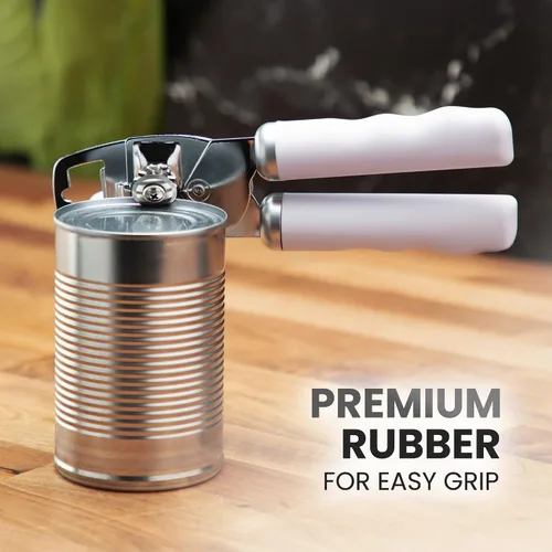 Miniatura 8 de Zulay Kitchen Abrelatas manual de acero inoxidable resistente con abridor de botellas, abrelatas manual a prueba de óxido con perilla giratoria